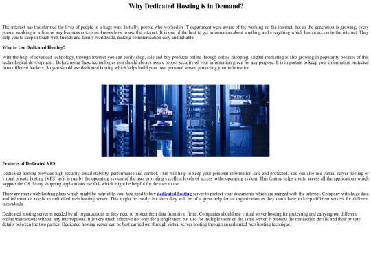 ManagedHosting screenshot