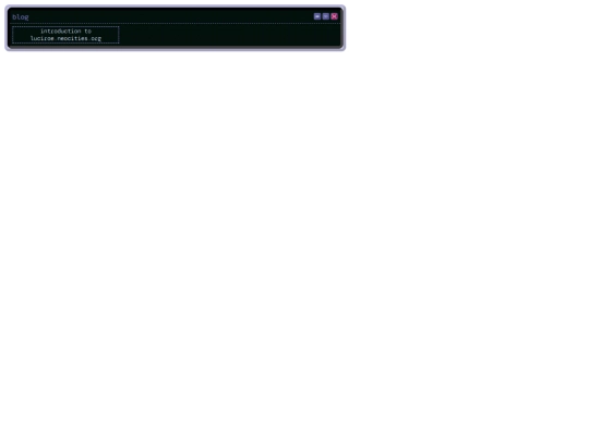 blog screenshot