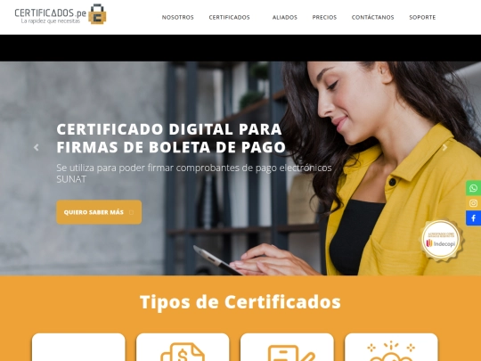 certificados screenshot