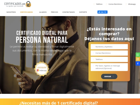 certificados/persona-natural screenshot