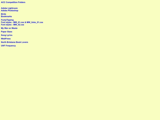 index screenshot