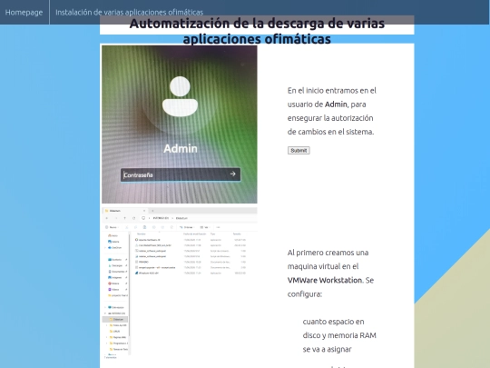 Paginas/Ofimaticas screenshot