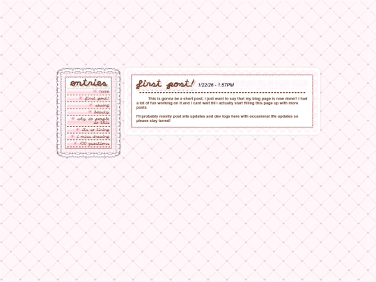 blog screenshot