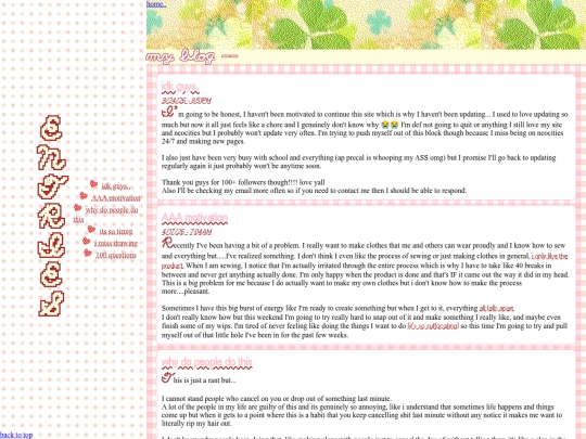 blog/new screenshot