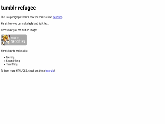 index screenshot