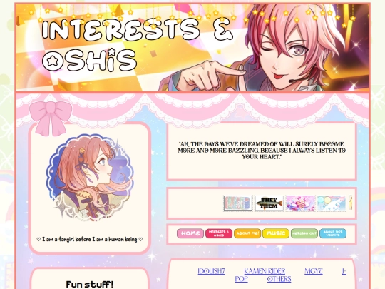 interests screenshot