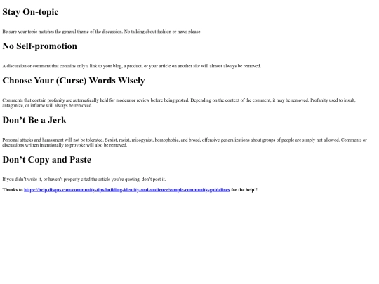 comment-policy screenshot