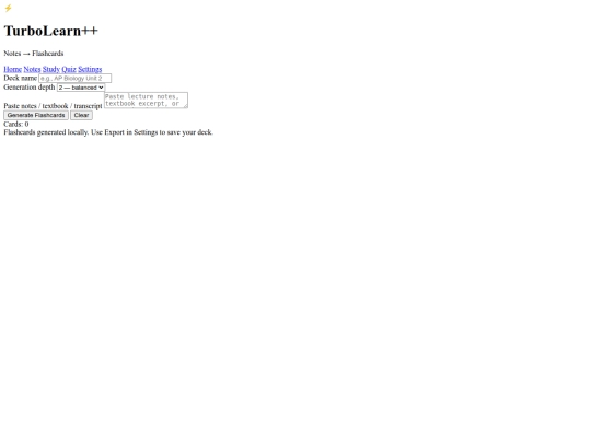 notes screenshot