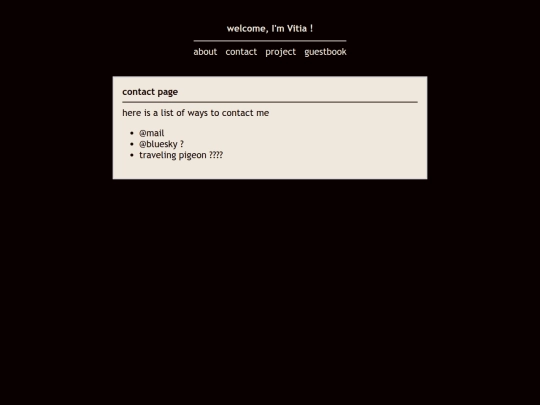 contact screenshot