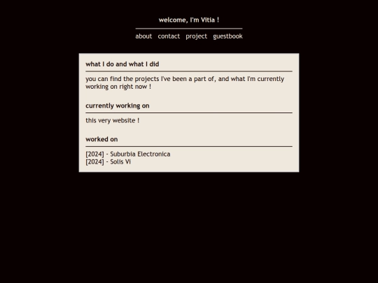 project screenshot