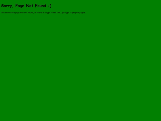 not_found screenshot