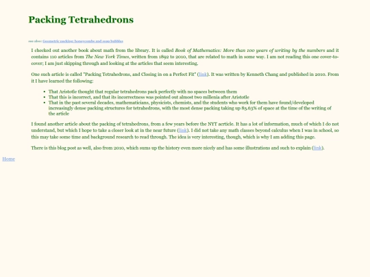 tetrahedrons screenshot