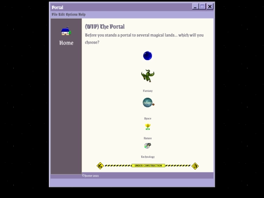 portal screenshot