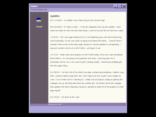 updates screenshot
