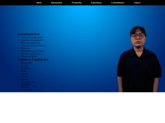 CV_Jaristhon_Siles/Valores screenshot