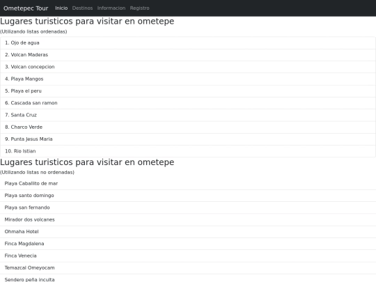 Practica htm, css, jquery/Ejercicio1/Destinos screenshot