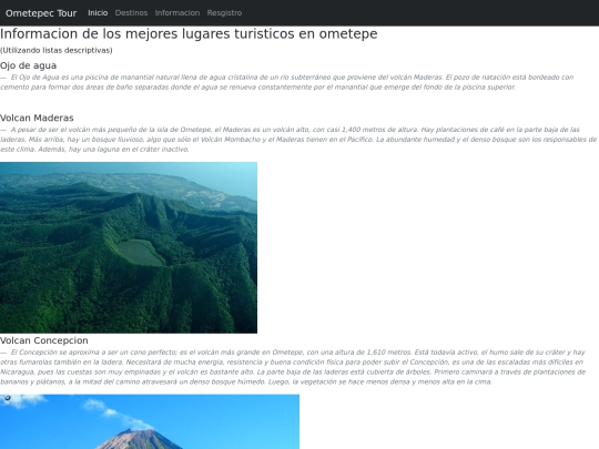 Practica htm, css, jquery/Ejercicio1/Informacion screenshot