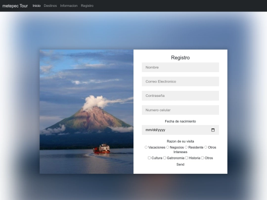 Practica htm, css, jquery/Ejercicio1/Registro screenshot
