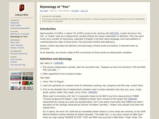 rfc/3092 screenshot