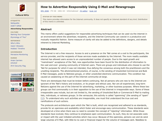 rfc/3098 screenshot