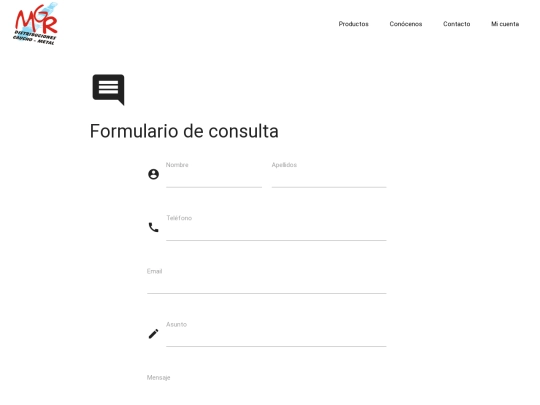 formularioContacto screenshot