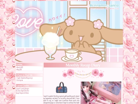 diary screenshot