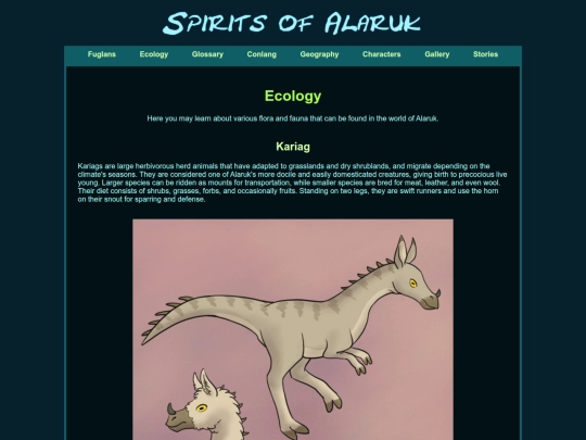 ecology screenshot