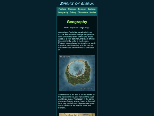 geography/mobile screenshot