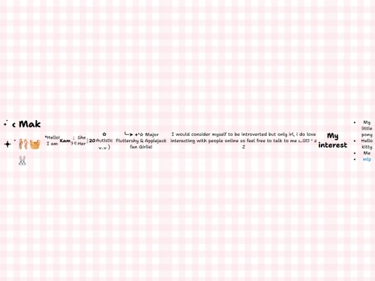 Aboutme screenshot