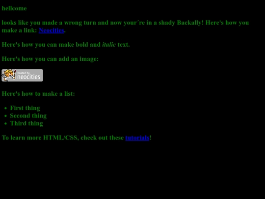 index screenshot