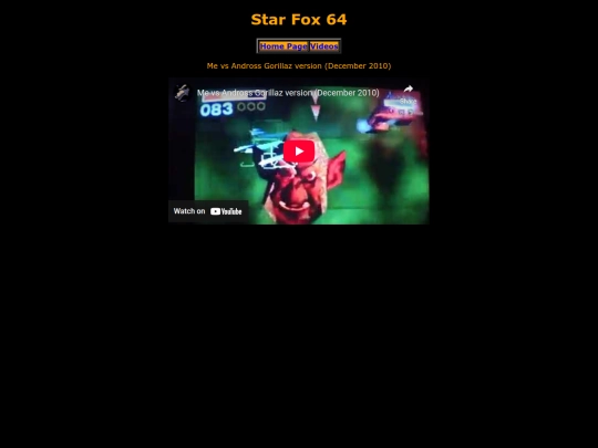 Videos/Star Fox 64/starfox64 screenshot