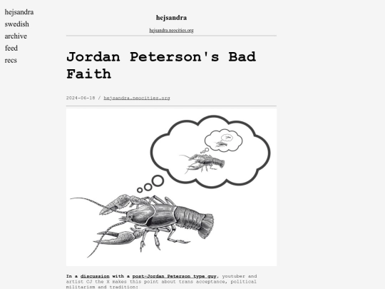 essays/peterson screenshot