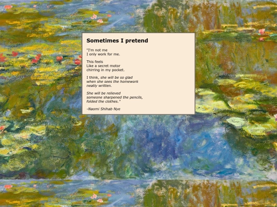 poems/sometimes screenshot