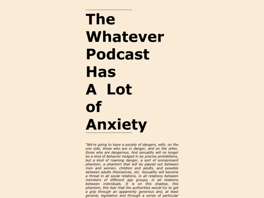 unfinished/anxious_podcasts screenshot