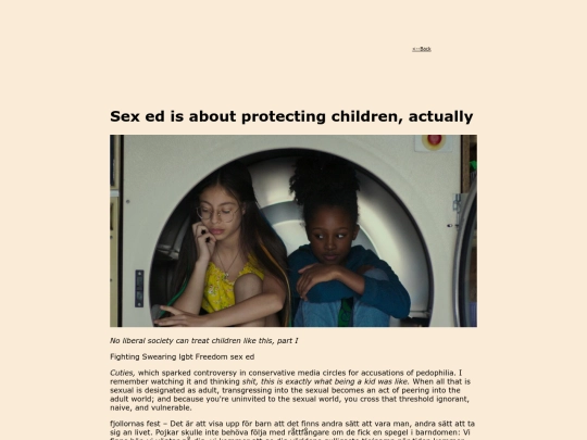unfinished/no-liberal-society-treats-kids-like-this screenshot