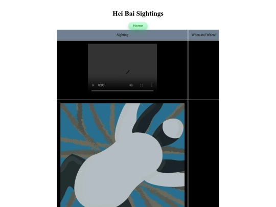 sightings screenshot