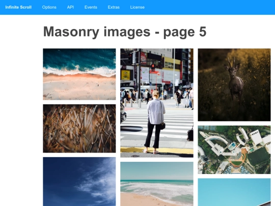 demo/masonry/page5 screenshot