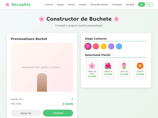bouquettebuilder screenshot