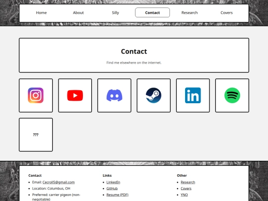 contact screenshot