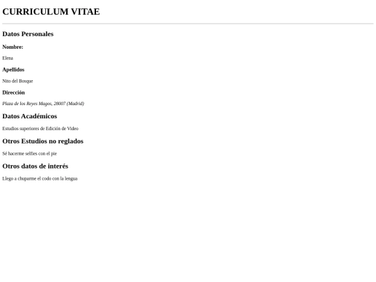 curriculum screenshot