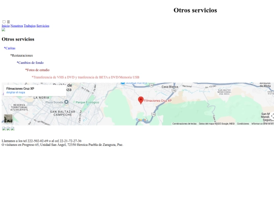 servicios screenshot