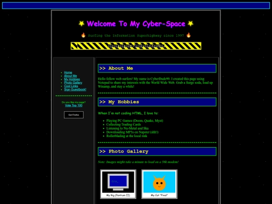 index screenshot