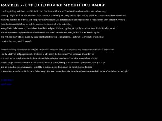 ramble3 screenshot