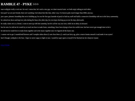 ramble47 screenshot
