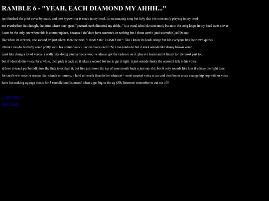 ramble6 screenshot