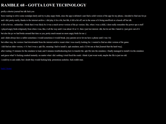 ramble68 screenshot