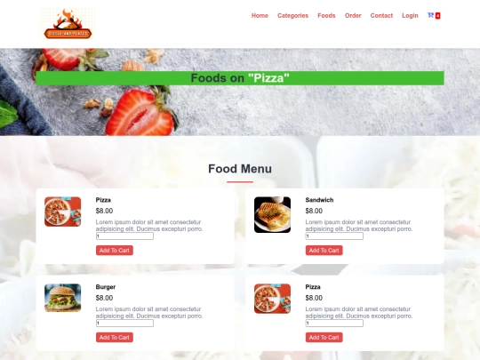 category-foods screenshot