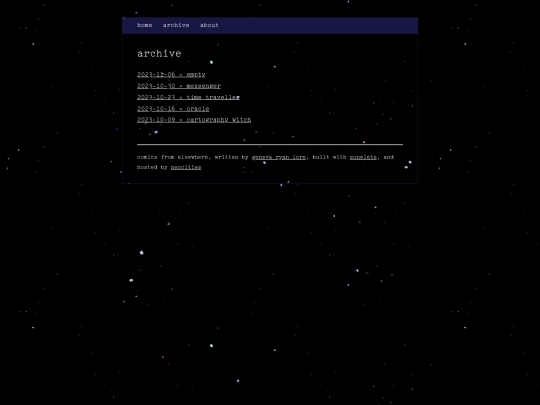archive screenshot