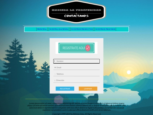 hacienda la prosperidad/frontEnd/contenido/conctato screenshot