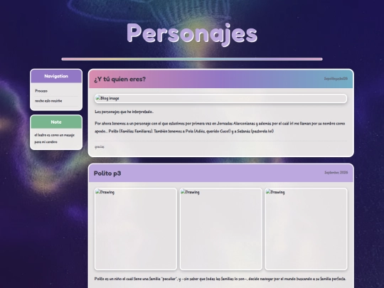 teatroP3/personajes screenshot